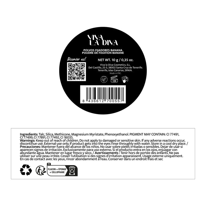 Viva la Diva Ex-perience Setting Powder - Ghosting - Viva la Diva : Polvos Banana Heartbroken - 1