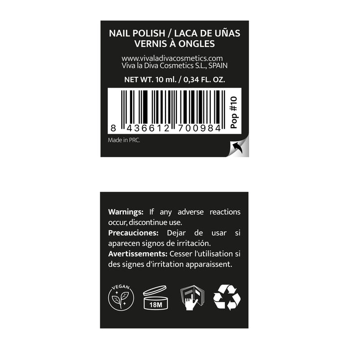 Viva la Diva Hot Trends Pop Nail Polish - Viva la Diva : Verde - 1