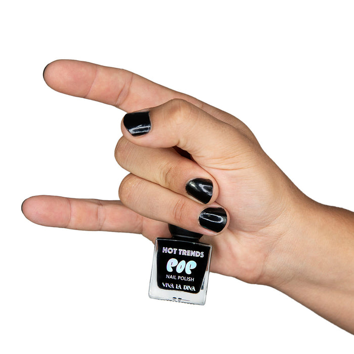 Viva la Diva Hot Trends Pop Nail Polish - Viva la Diva : Black - 2