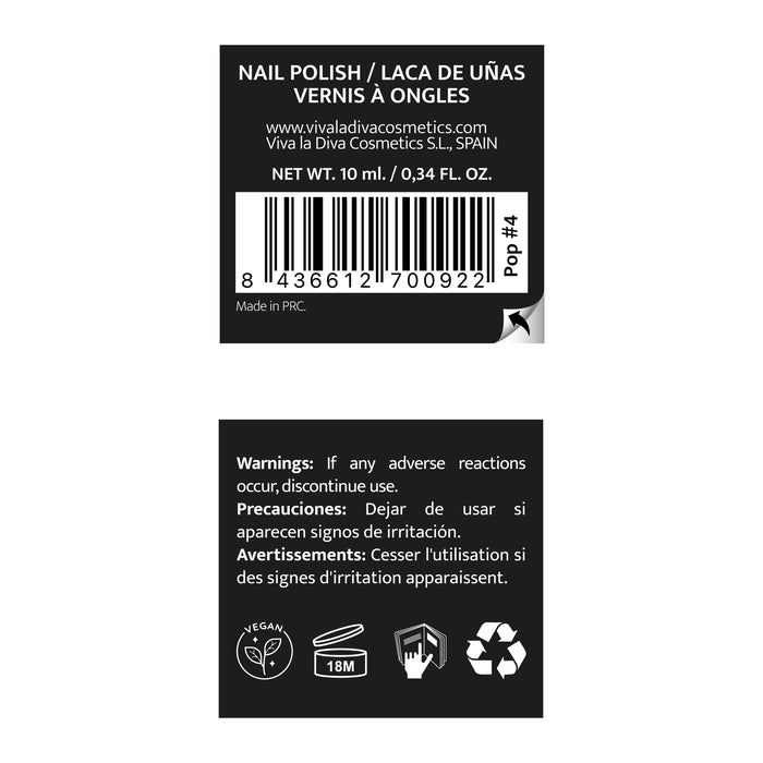 Viva la Diva Hot Trends Pop Nail Polish - Viva la Diva : Topo - 1