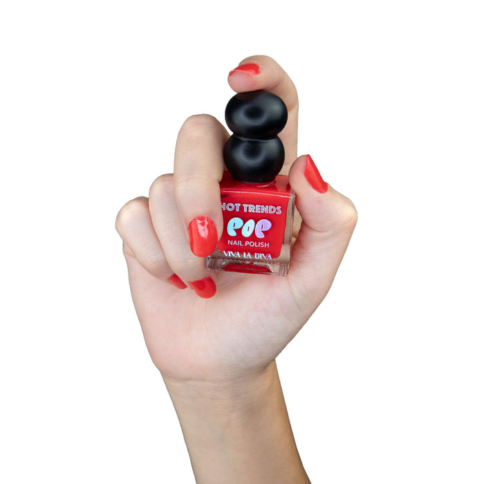 Viva la Diva Hot Trends Pop Nail Polish - Viva la Diva : Coral Oscuro - 2