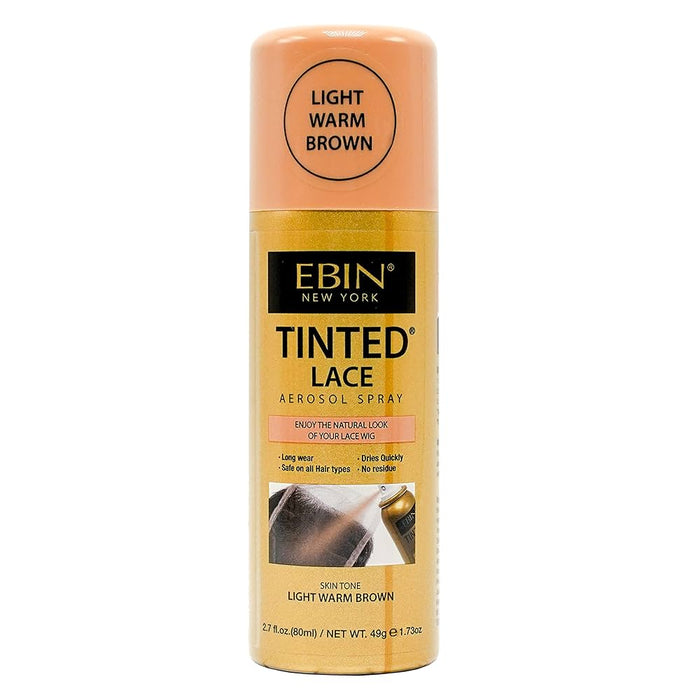 Tinted Lace Aerosol Spray 80 ml - Ebin New York : Light Warm Brown - 1