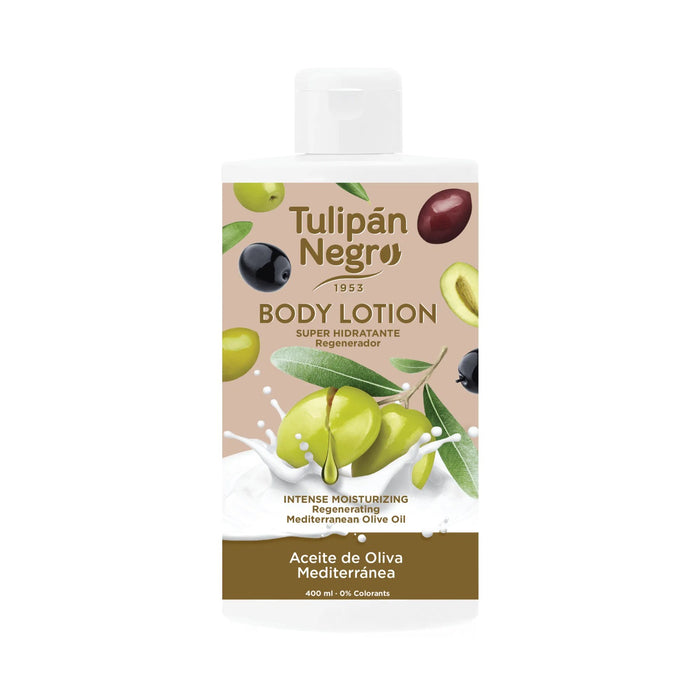 Lotion Corporelle à l'Huile d'Olive Méditerranéenne 400ml - Tulipan Negro - 1