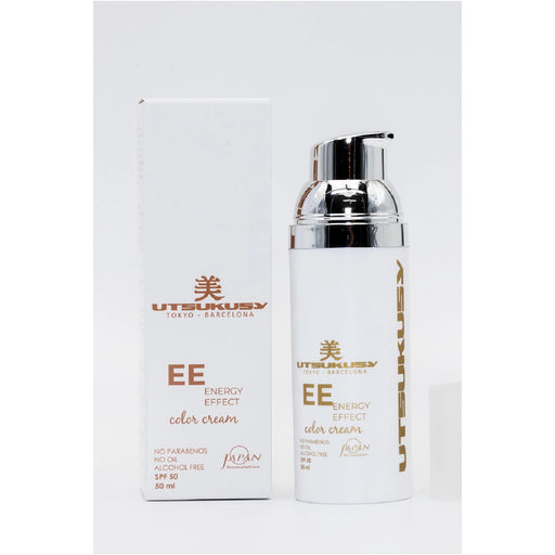 Crème avec couleur EE Crème SPF50 - Teinte moyenne - 50ml - Utsukusy - 1