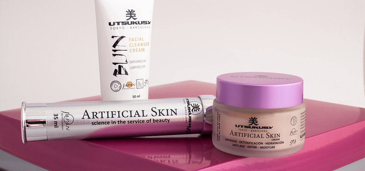 Kit d'entretien à domicile Artificial Skin Crème 50ml + Sérum 35ml + Dépurant 50ml - Utsukusy - 2