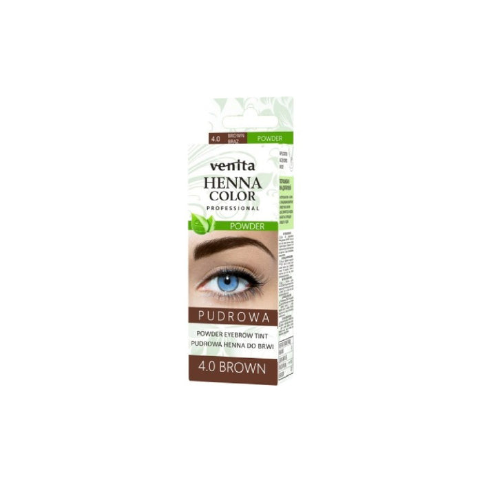 Henné en poudre pour les sourcils - Venita : Marrón - 1