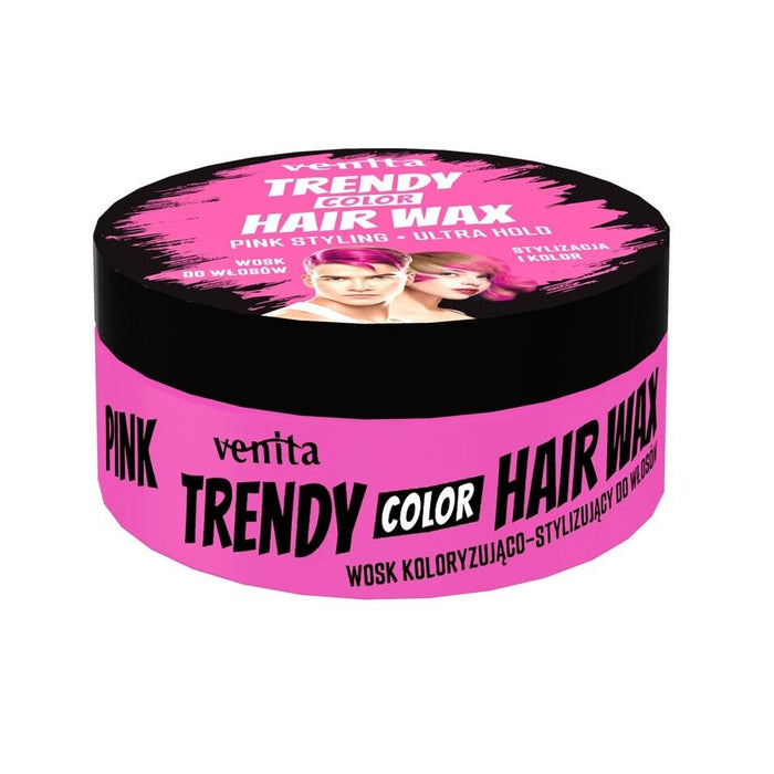 Cire Colorante pour Cheveux 75gr - Venita : Pink - 1