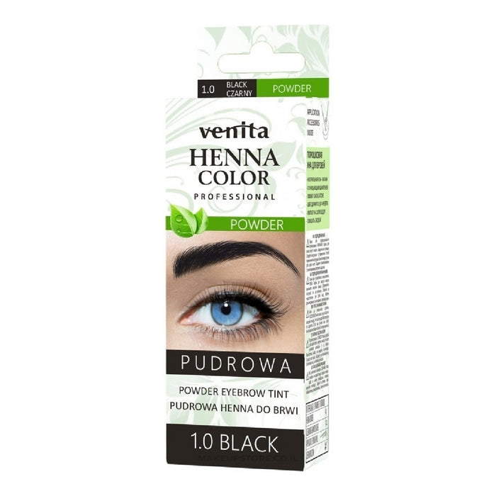 Coloration en poudre pour les sourcils - Venita : Black - 1