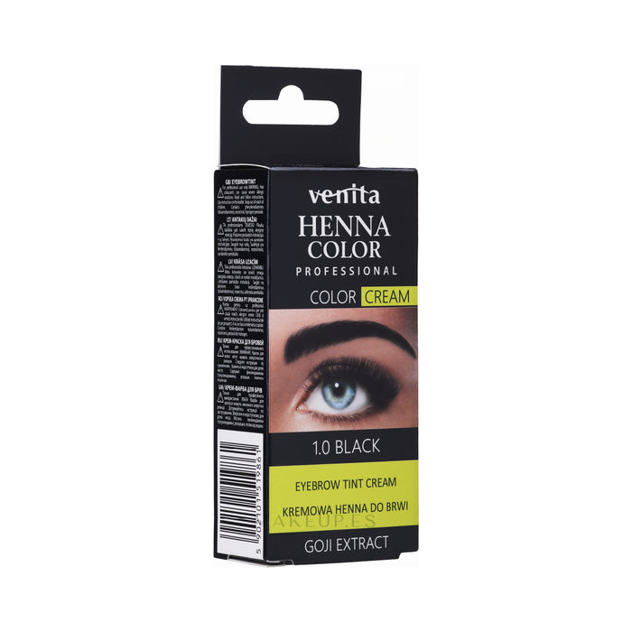 Crème de Henné pour les Sourcils - Venita : BLACK Goji Extract - 1