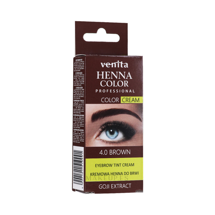 Crème de Henné pour les Sourcils - Venita : BROWN Goji Extract - 1