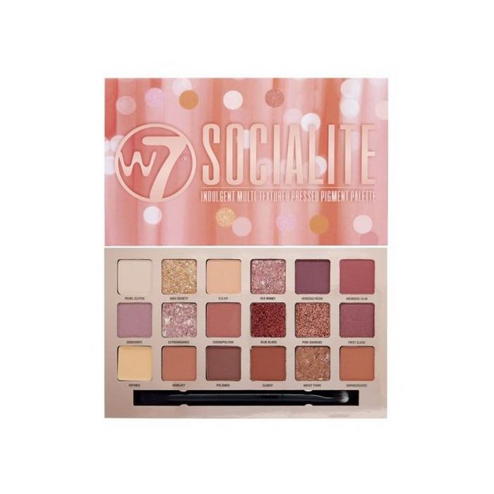 Palette de fards à paupières - Socialite - W7 - 1
