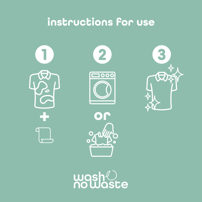 Détergent en bandes biodégradables - Pack de 3 - Lavande, Brise Océanique et Sans parfum - Wash No Waste - 3