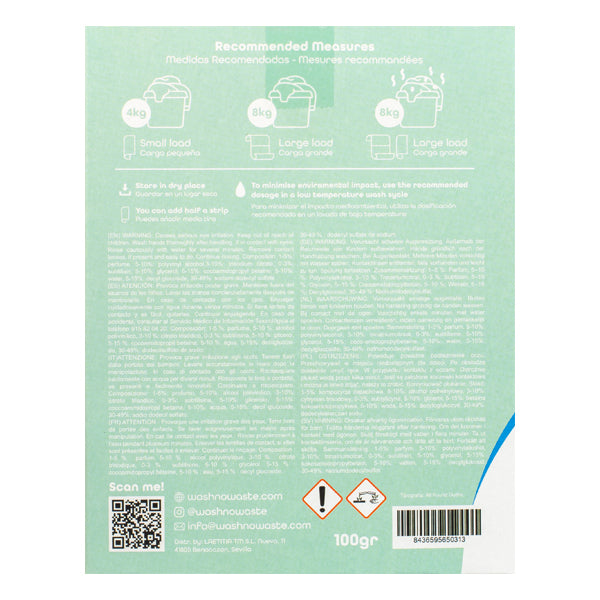 Détergent en bandes biodégradables - Brise Océanique - Wash No Waste - 4