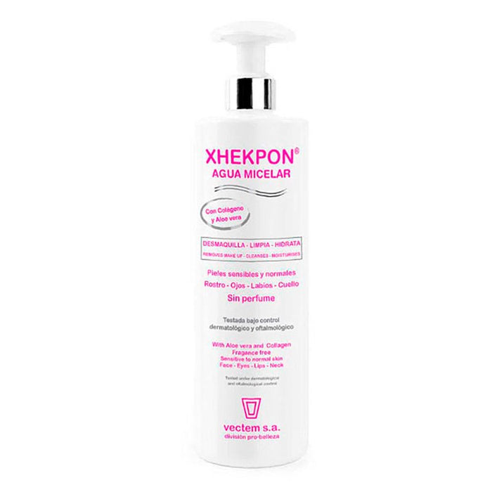 Eau Micellaire Démaquillante Collagène et Aloe Vera - Xhekpon - 1