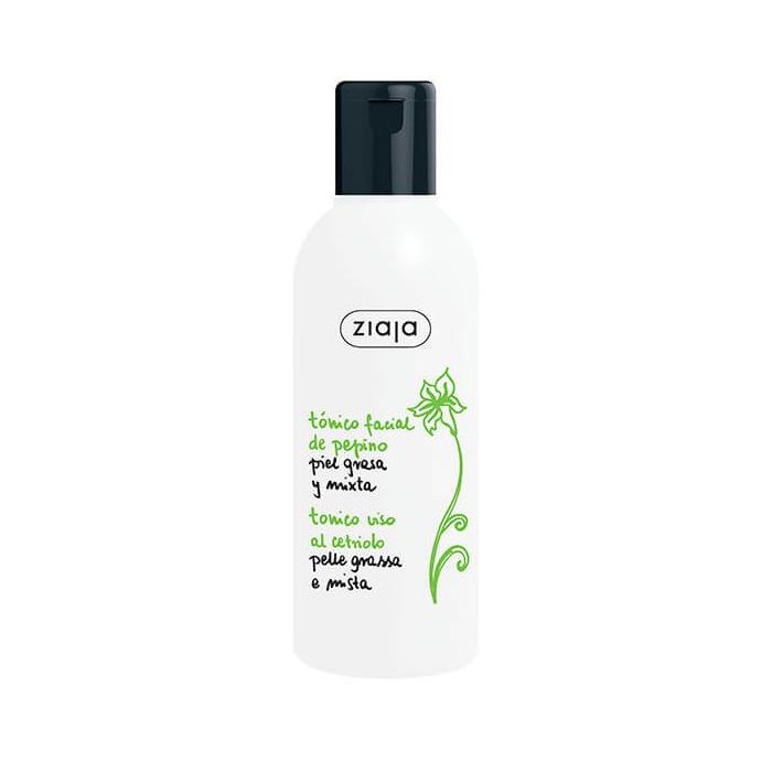 Lotion tonique pour le visage Peau mixte/grasse Concombre 200 ml - Ziaja - 1