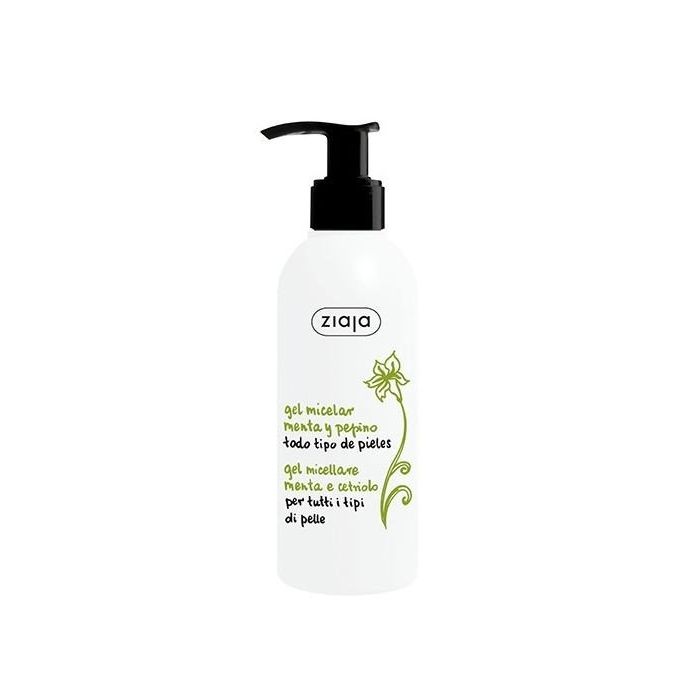 Gel Nettoyant Micellaire Peau Mixte/Grasse 200 ml - Concombre et Menthe - Ziaja - 1