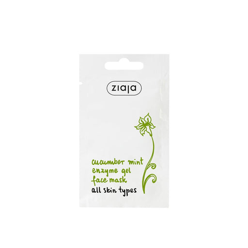 Masque facial enzymatique Peau mixte/grasse Concombre et Menthe 7 ml - Ziaja - 1