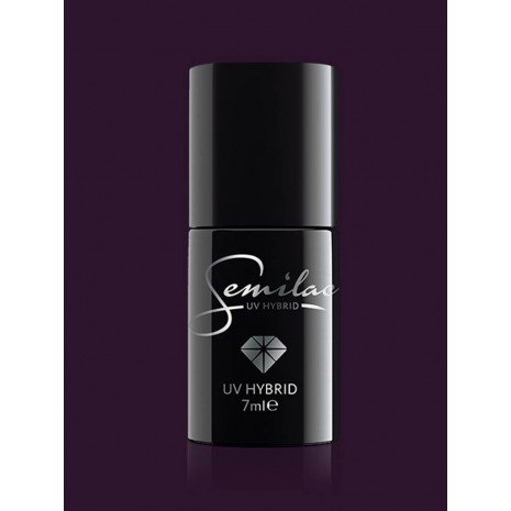 Esmalte Semipermanente 7 ml - Uv Hybride - Noir Violet 100 - Semilac - 1