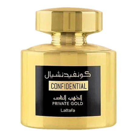 Eau de Parfum Unisex Confidential Gold Private 100 ml - Lattafa - 2